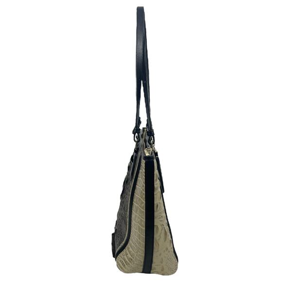 Brahmin Medium Asher Tote Bag Graphite Crestview Melbourne Shoulder Bag - Picture 2 of 11